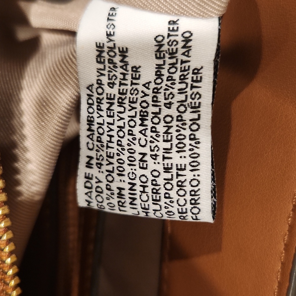 Nine West Tan and Brown Satchel - Picture 6 of 16